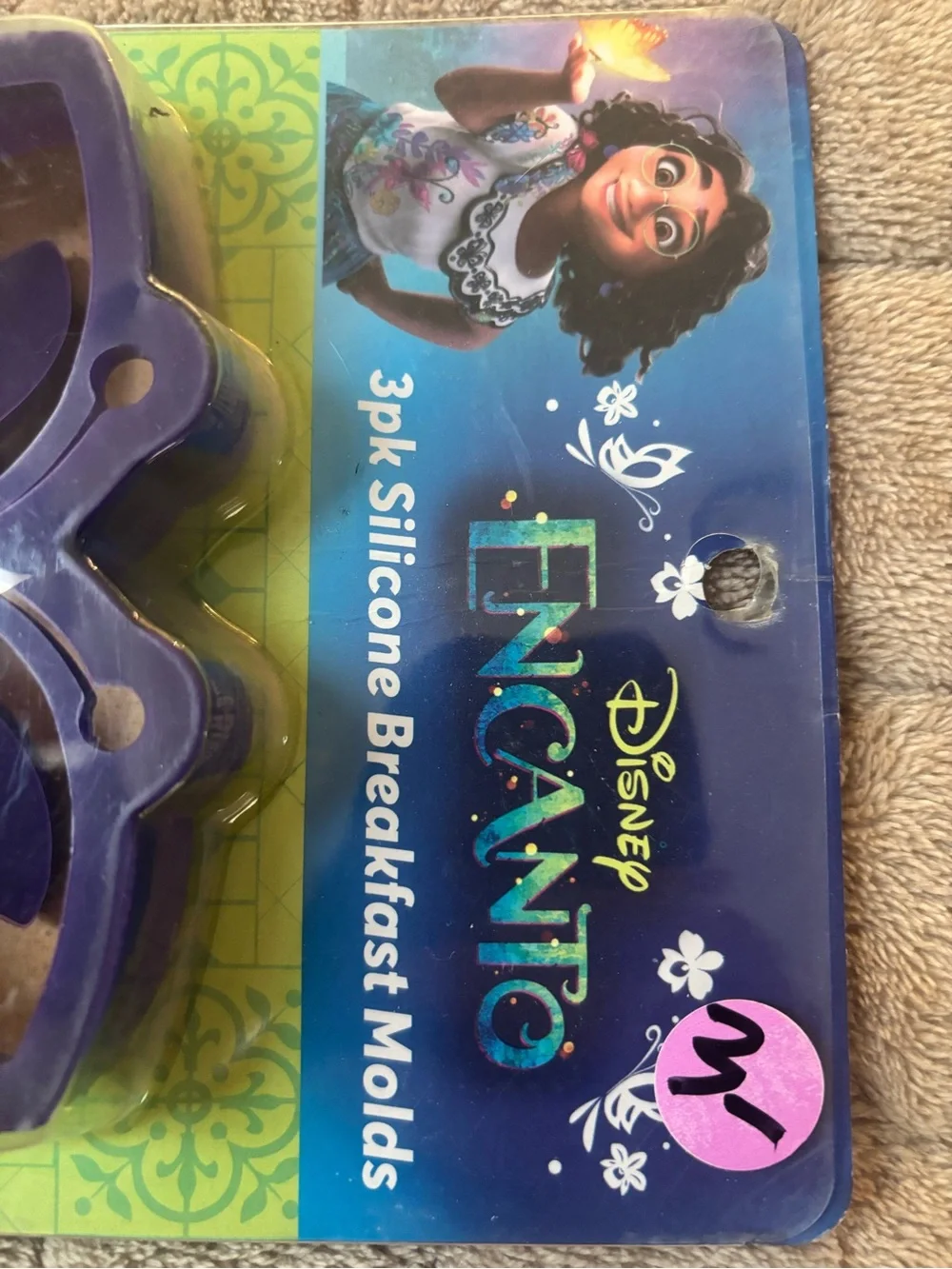 Disney Encanto Silicone Breakfast Molds - Purple & Pink Set